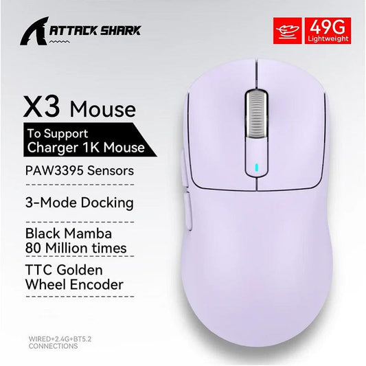 Attack Shark X3pro X3 Wireless Mouse Macro Gaming Mouse