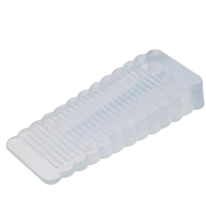 Silicone Door Stop Wedge Safety Stoppers Reusable Shock Absorbent