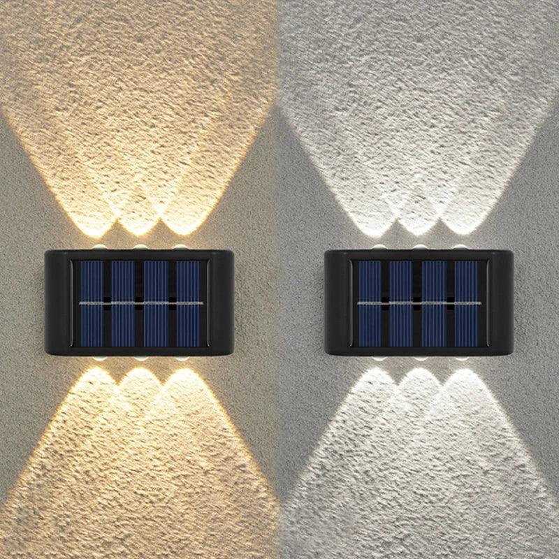 6LED Solar Lights Outdoor Atmosphere Wall Lamp Decor