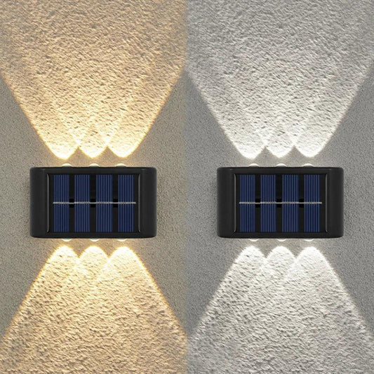 6LED Solar Lights Outdoor Atmosphere Wall Lamp Decor