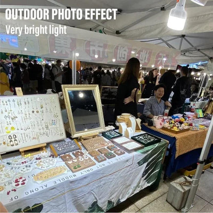 Outdoor USB Rechargeable LED Lamp Bulbs High Brightness Lantern