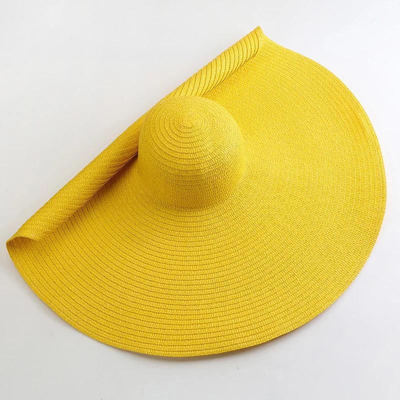 70cm Oversized Wide Brim Sun Hat Large UV Protection Beach