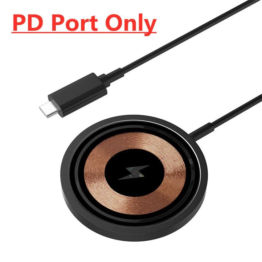 100W Magnetic Wireless Charger Pad for iPhone 15 14 13 12 Pro Max