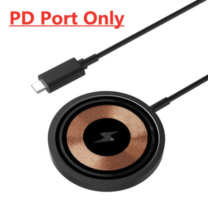 100W Magnetic Wireless Charger Pad for iPhone 15 14 13 12 Pro Max