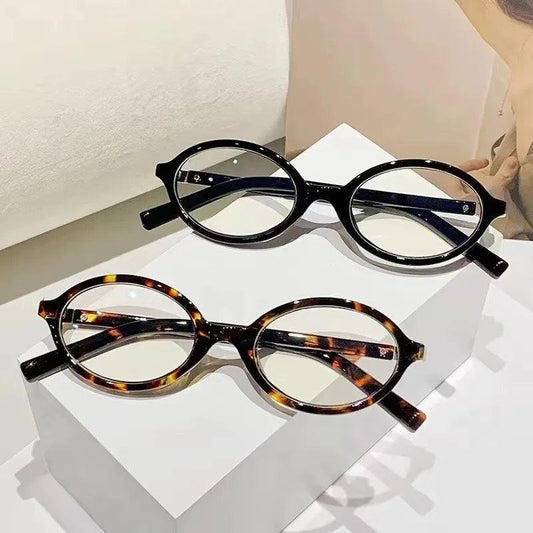 Y2K Oval Anti Blue Light Blocking Glasses for Women