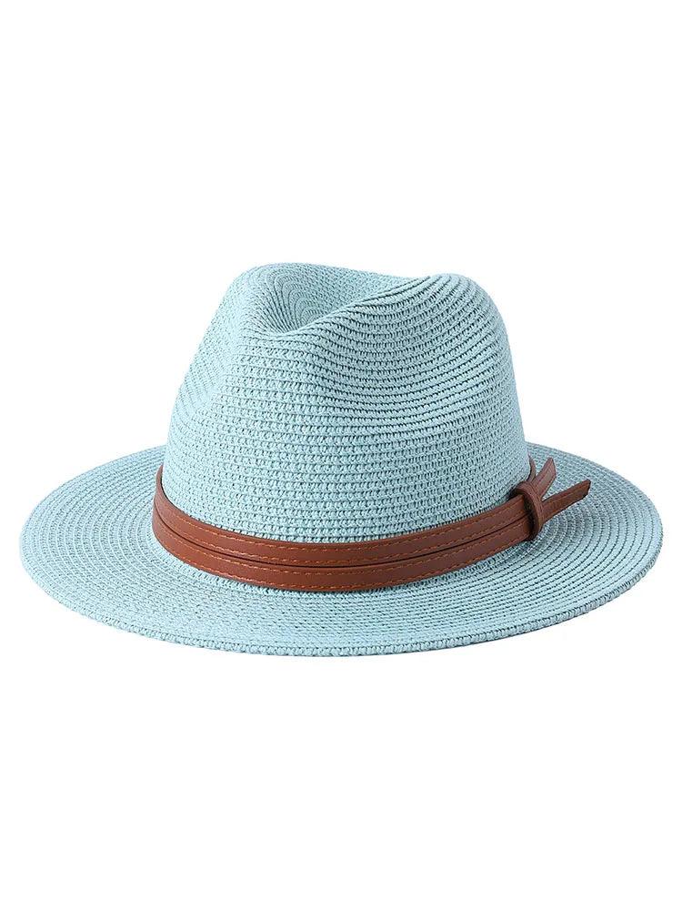 56-58-59-60CM New Natural Panama Soft Shaped Straw Hat