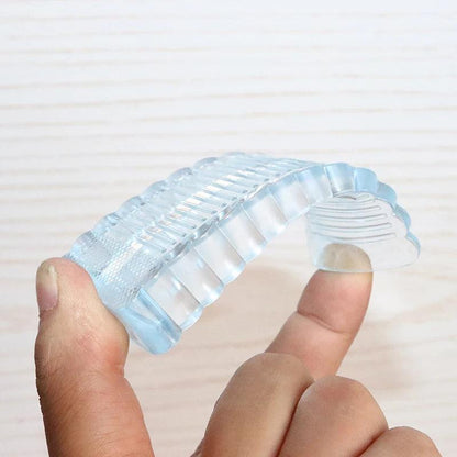 Silicone Door Stop Wedge Safety Stoppers Reusable Shock Absorbent