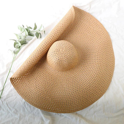 70cm Oversized Wide Brim Sun Hat Large UV Protection Beach