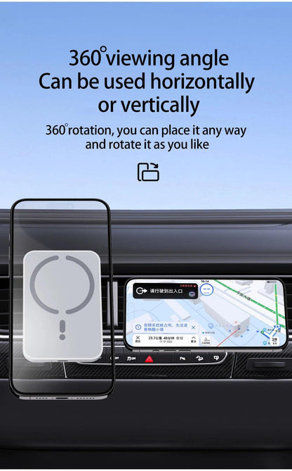 15W Magnetic Car Wireless Charger For Magsafe iPhone 12 13 14 15 Pro Max Fast Charging Air Vent Holder