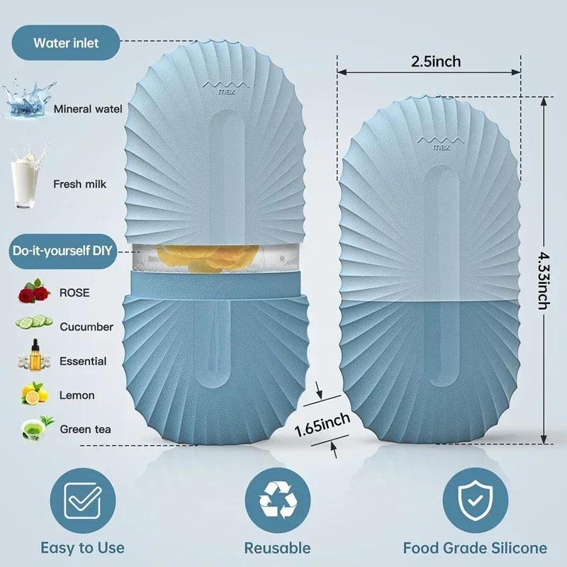 Ice Face Roller Ice Cube Beauty Massage Silicone Mold
