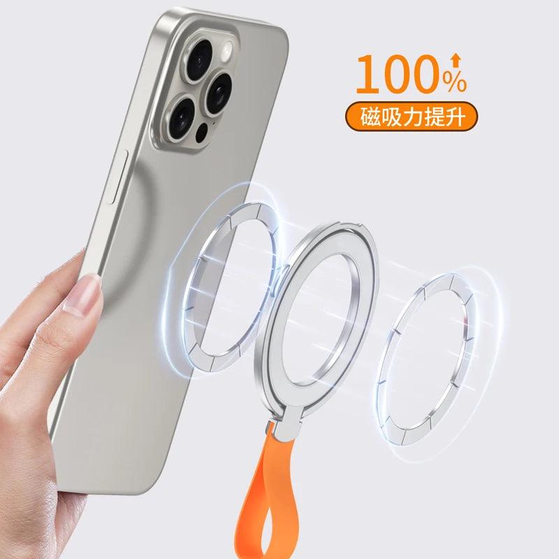 Universal Magnetic Phone Stand Grip Finger Ring Car Magsafe Holder Bracket Hand Strap For iPhone 15 14 12 Pro Max Plus Samsung - WildlifeStyle