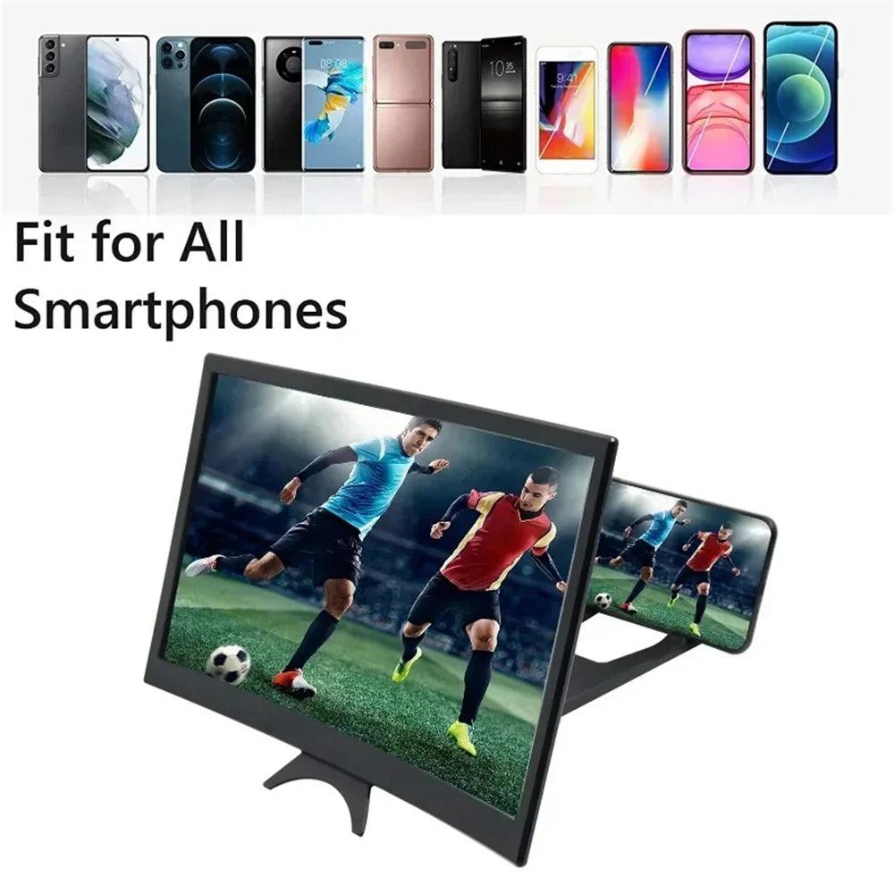 Newest 12 Inch Screen Magnifier HD Phone Holder Amplifier