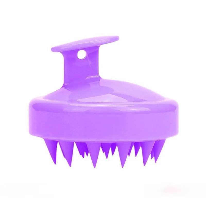 Portable Silicone Shampoo Brush Handheld Scalp Massager