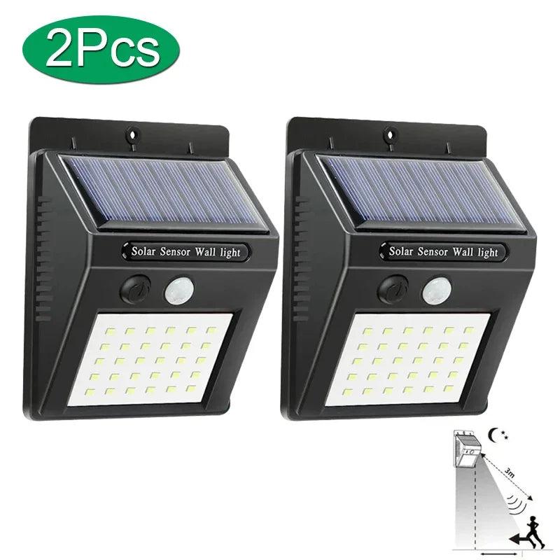 30 LED Solar Light PIR Motion Sensor Wall Light Outdoor Lamp