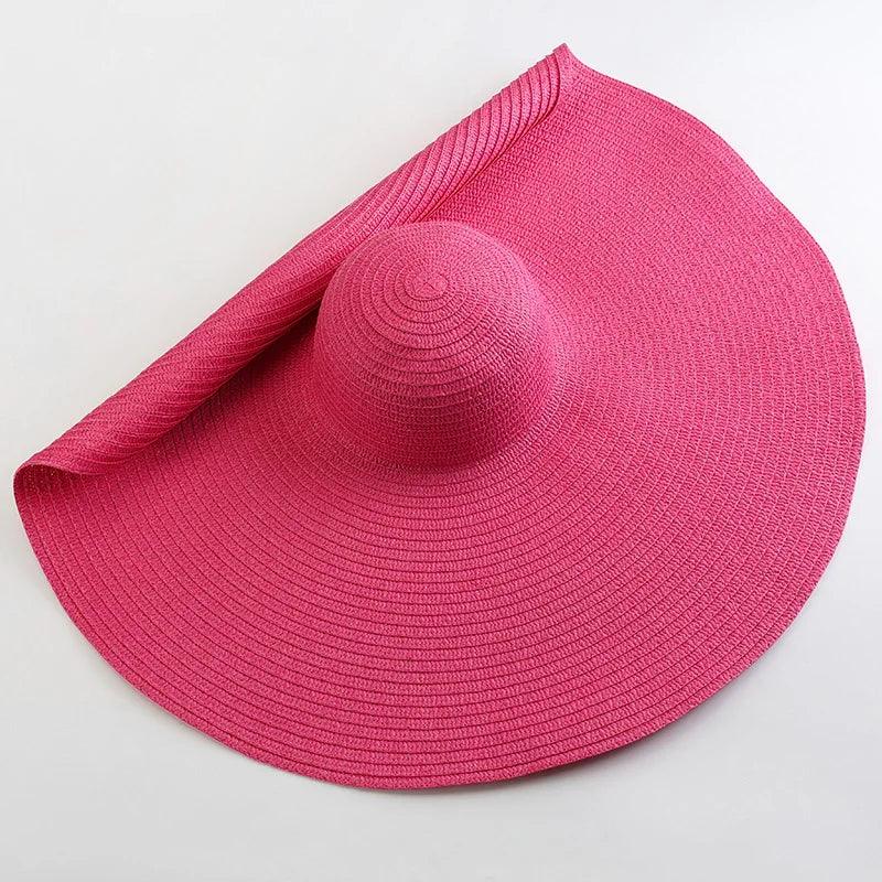 70cm Oversized Wide Brim Sun Hat Large UV Protection Beach