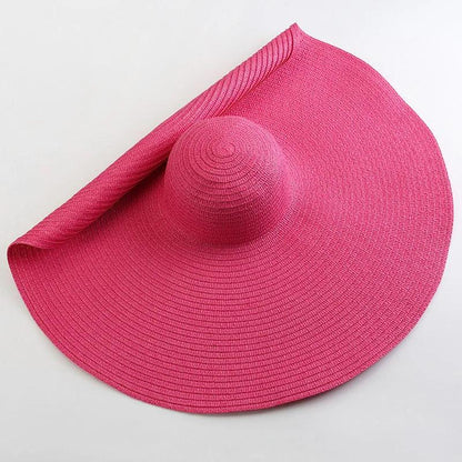 70cm Oversized Wide Brim Sun Hat Large UV Protection Beach