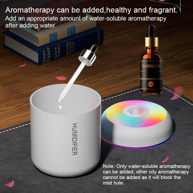 180ML Mini Air Humidifier USB Aroma Diffuser For Home