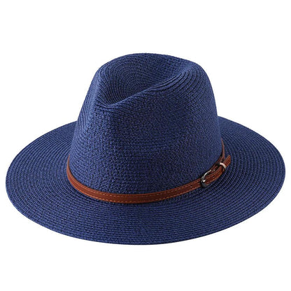 56-58-59-60CM New Natural Panama Soft Shaped Straw Hat