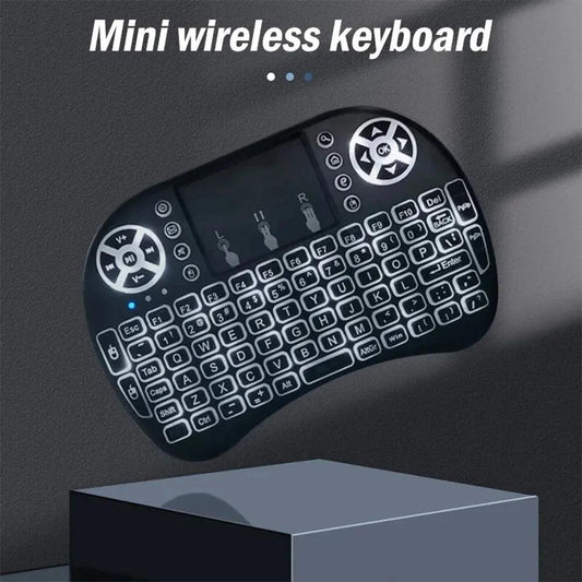 I8 Mini Wireless Keyboard 7 Color Backlit Air Mouse Remote