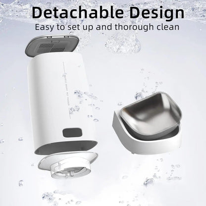 ROJECO Automatic Cat Feeder Pet Smart WiFi Cat Food Kibble Dispenser Remote Control Auto Feeder For Cat Dog Dry Food Accessories - WildlifeStyle