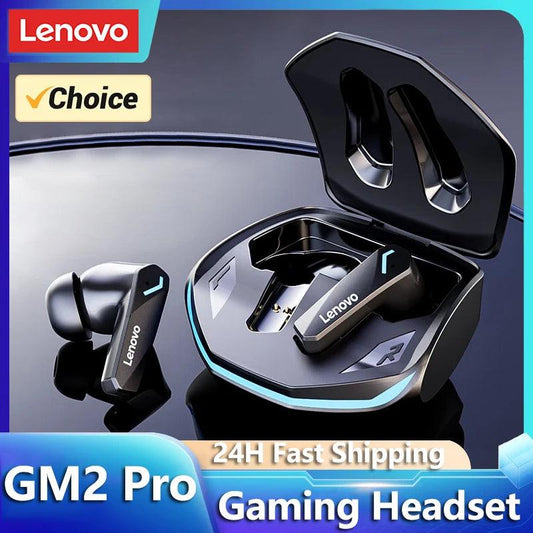 Choice Lenovo GM2 Pro Gaming Headset Bluetooth 5.3 Dual Mode Music Sport Earbuds Noise Reduction Headphones with Mic HD Call - WildlifeStyle