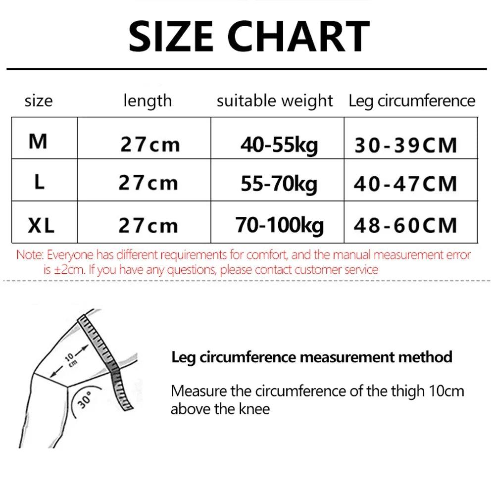 2PCS New Self Heating Knee Braces Sleeve Tourmaline Support