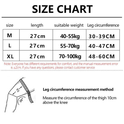 2PCS New Self Heating Knee Braces Sleeve Tourmaline Support