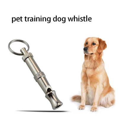 Stainless Steel Dog Whistle To Stop Barking Control Training