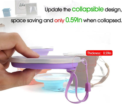 Silicone Foldable Cup Collapsible Cute Water Bottle Travel
