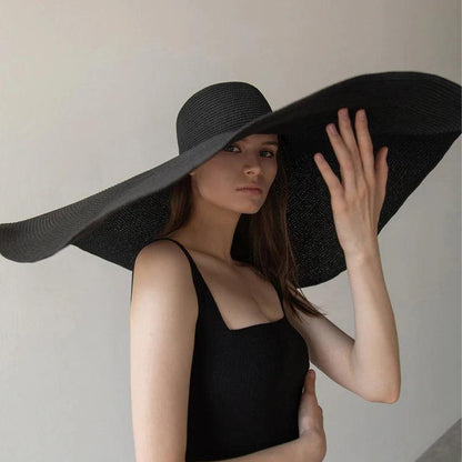 70cm Oversized Wide Brim Sun Hat Large UV Protection Beach