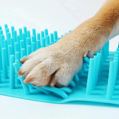 Pet Paw Cleaner Soft Silicone Foot Cleaning Brush Portable