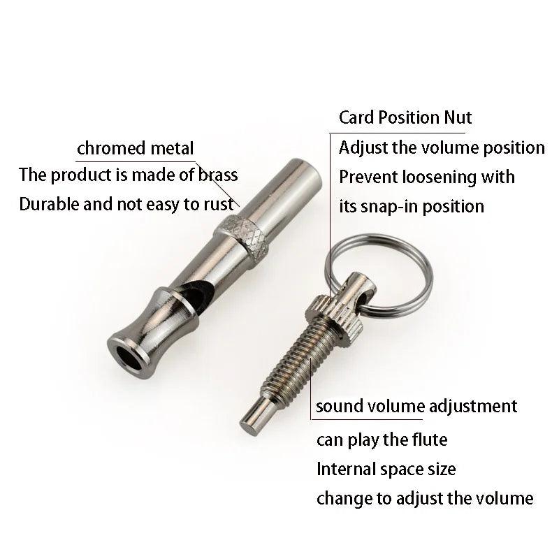 Stainless Steel Dog Whistle To Stop Barking Control Training
