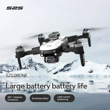 M S2S Mini Drone 4K 8K HD Camera Obstacle Avoidance Kid Toy