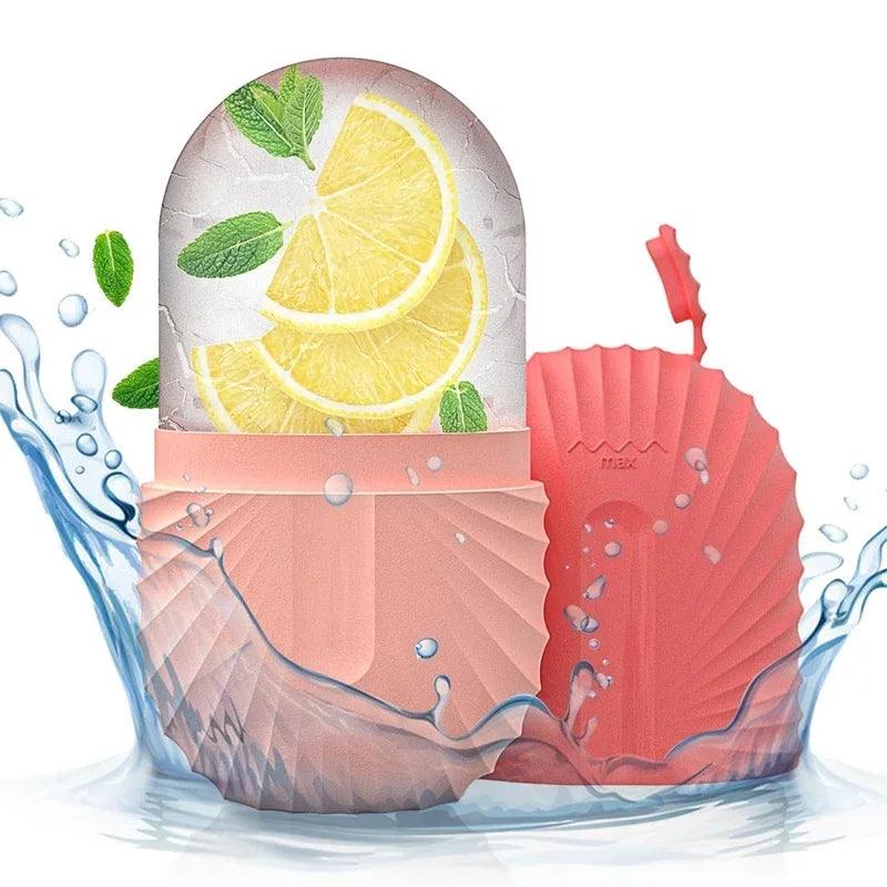 Ice Face Roller Ice Cube Beauty Massage Silicone Mold
