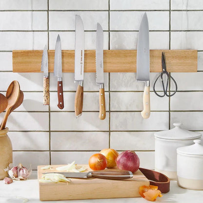 Magnetic Knife Holder for Wall with Extra Strong Magnet 16 Inch Acacia Wood Knife Strip