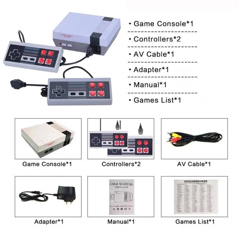 Mini TV Handheld Family Recreation Game Console AV Output