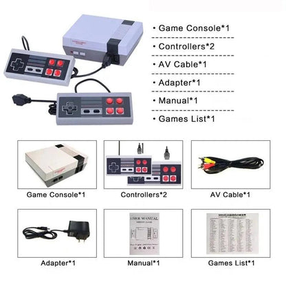 Mini TV Handheld Family Recreation Game Console AV Output