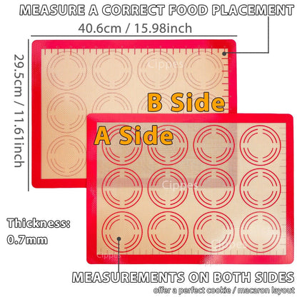Silicone Baking Mat for Oven Non Stick Bakeware Sheets