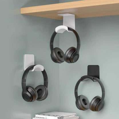 Universal Headphone Stand Adhesive Plastic Wall Mount Hanger