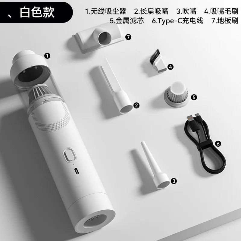 Xiaomi Portable Car Vacuum Cleaner Handheld Brushless Vacuum Cleaner Wireless Dust Collector Suction Blowing Pet Hair Suction - WildlifeStyle
