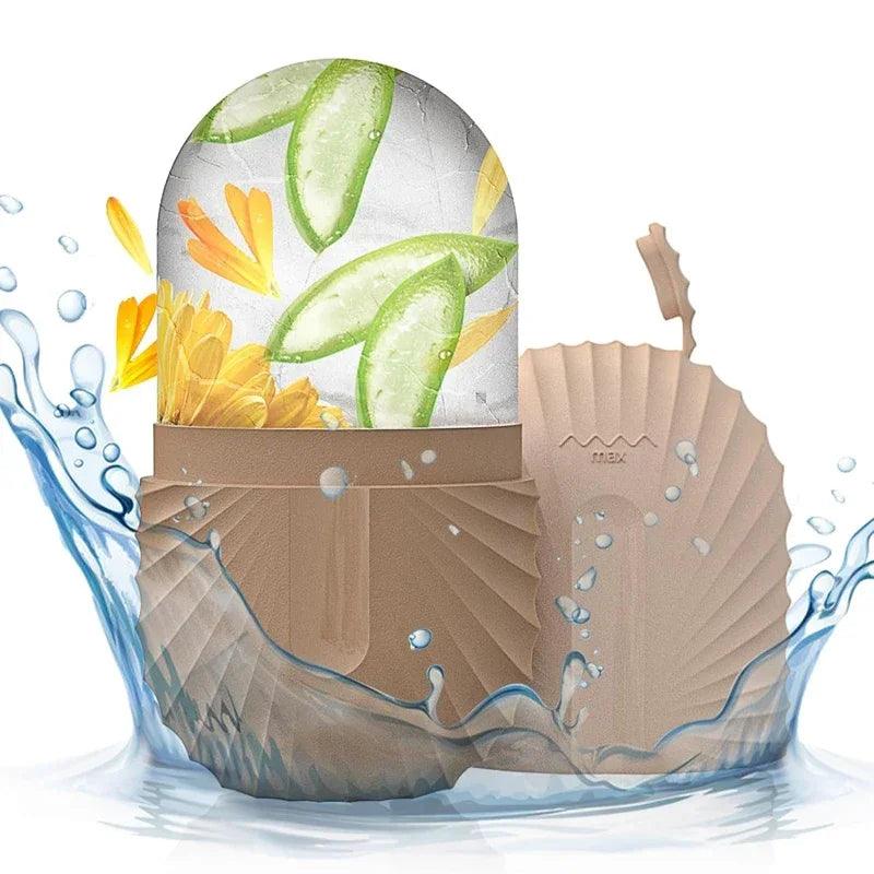 Ice Face Roller Ice Cube Beauty Massage Silicone Mold