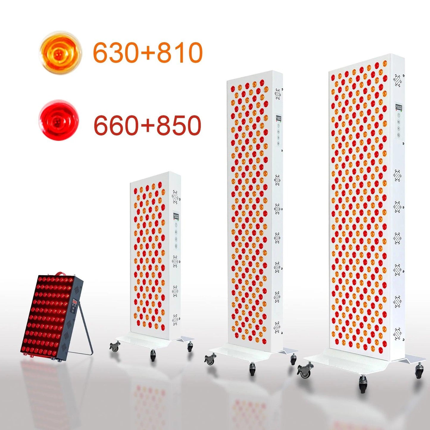 Dual Chip Red Light Therapy Panel Lamp for Face and Body