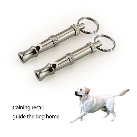 Stainless Steel Dog Whistle To Stop Barking Control Training