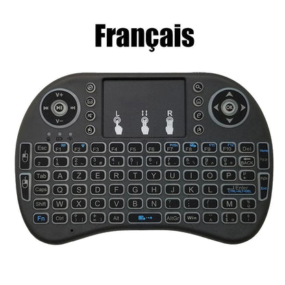 I8 Mini Wireless Keyboard 7 Color Backlit Air Mouse Remote