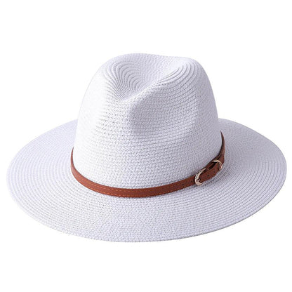 56-58-59-60CM New Natural Panama Soft Shaped Straw Hat