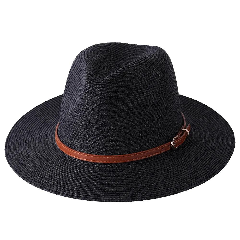 56-58-59-60CM New Natural Panama Soft Shaped Straw Hat
