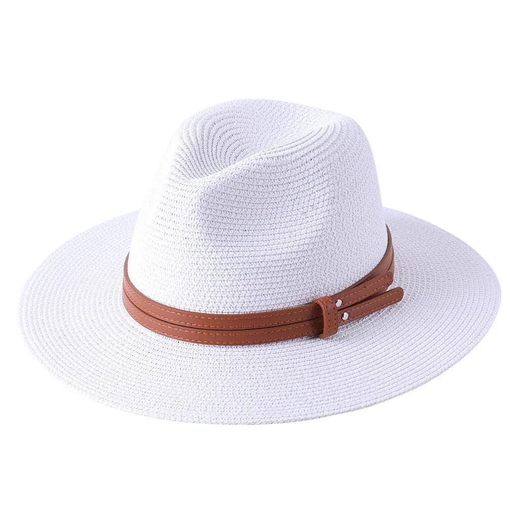 56-58-59-60CM New Natural Panama Soft Shaped Straw Hat