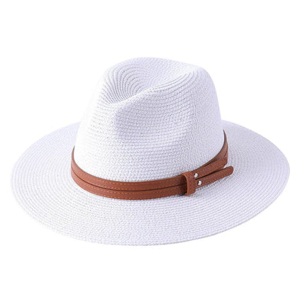 56-58-59-60CM New Natural Panama Soft Shaped Straw Hat
