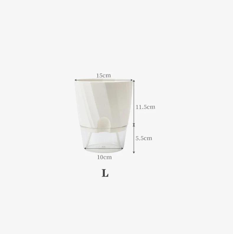 Lazy Hydroponic Flower Pot Automatic Water-Absorbing Planter