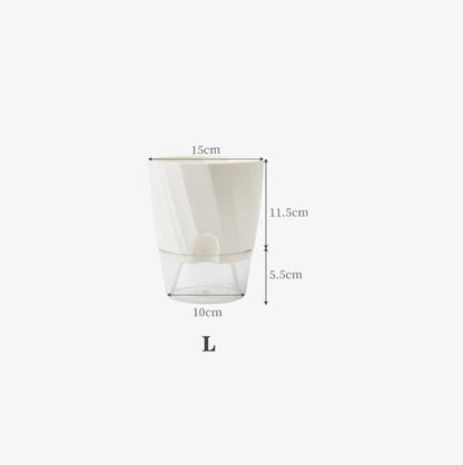 Lazy Hydroponic Flower Pot Automatic Water-Absorbing Planter